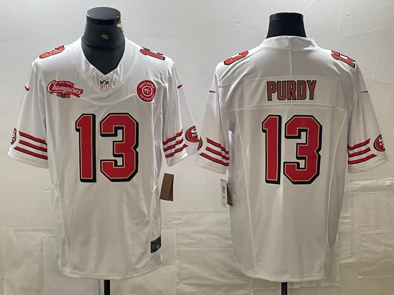 Men's San Francisco 49ers Brock Purdy White Jersey